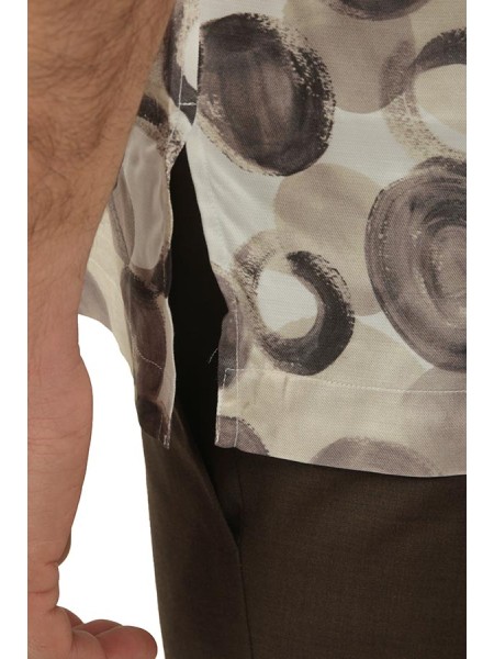 Camicia Marro Fantasia