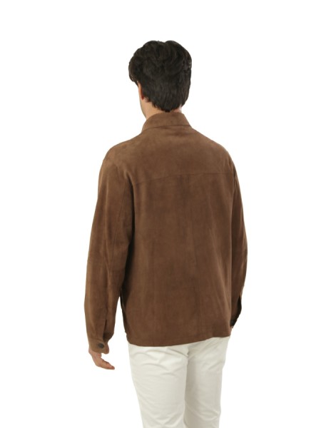 Giacca The Jackie in Suede Pecan