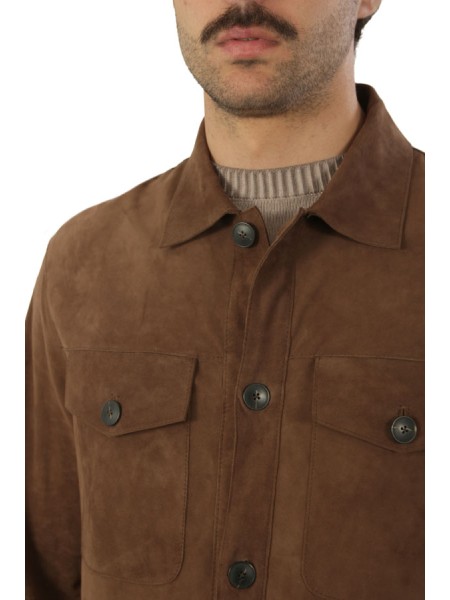 Giacca The Jackie in Suede Pecan