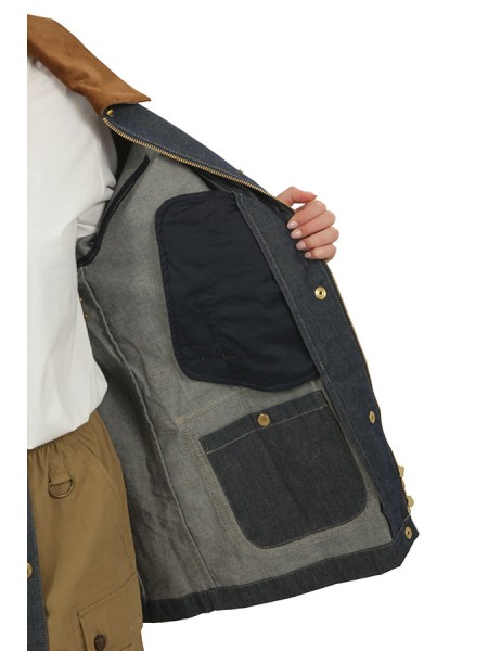 Giubbotto Barbour Asker in Denim