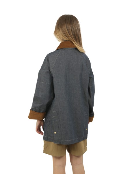 Giubbotto Barbour Asker in Denim