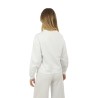 Felpa K-Way Loizelle Interlock Bianco