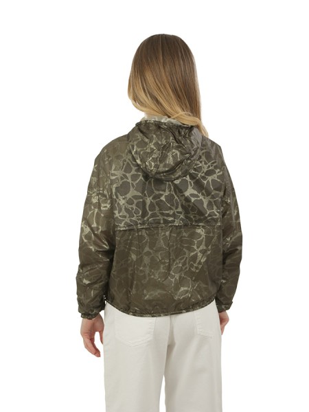 Giubbino K-Way Laurette Super Light Lami Green/Beige