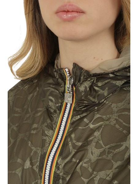 Giubbino K-Way Laurette Super Light Lami Green/Beige