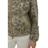 Giubbino K-Way Laurette Green/Beige