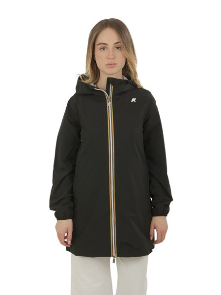 Giubbino K-Way Sophie Poly Jersey Black Pure