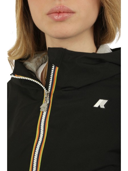 Giubbino K-Way Sophie Poly Jersey Black Pure