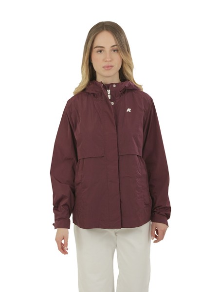 Giubbino K-Way Sophile Satin Glass Violet