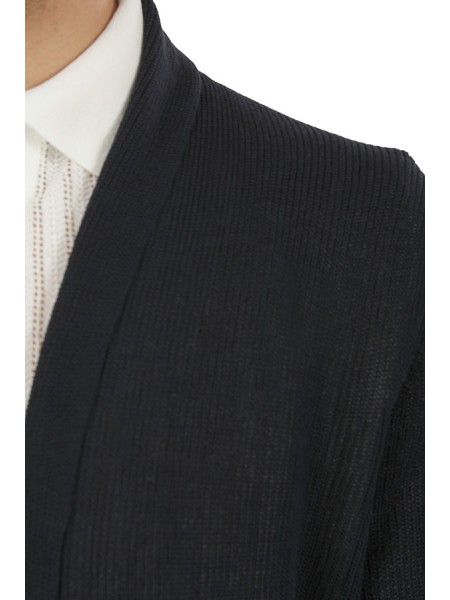 Maglia Roberto Collina Cardigan Blu Navy