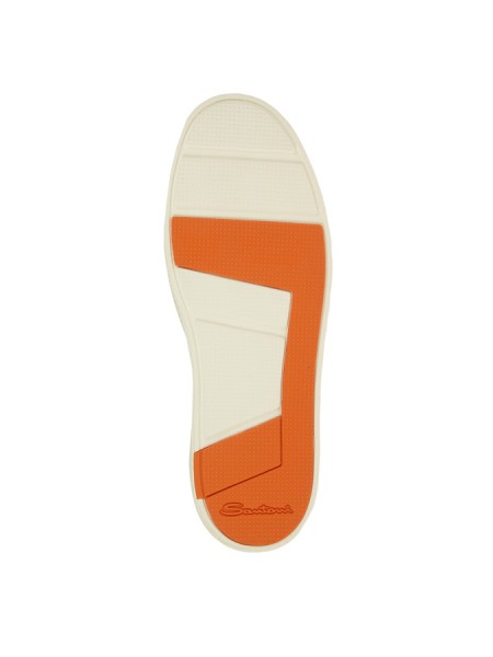 Sneaker Santoni Slip-on Bianco