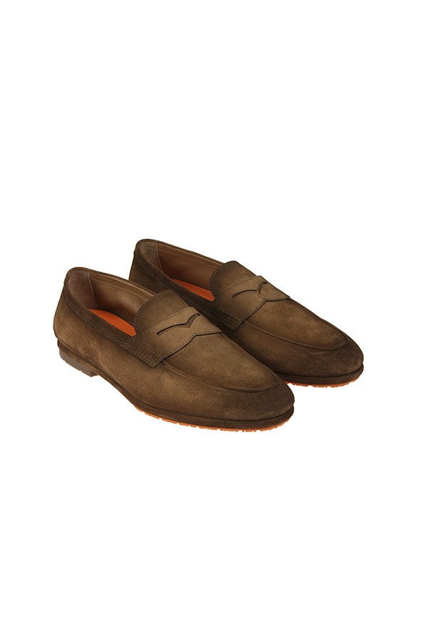 Mocassino Santoni Penny Carlo Driver Marrone