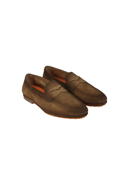 Mocassino Santoni Penny Carlo Driver Marrone