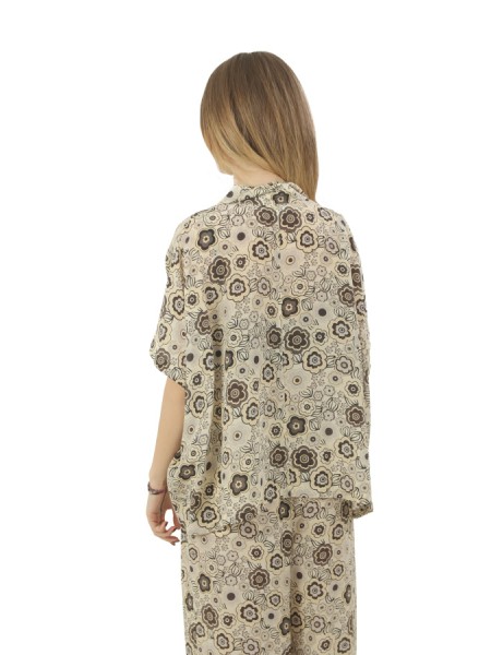 Camicia Aspesi in Crepe de Chine Naturale