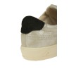 SNEAKERS WINDSCAPE LOW IN SUEDE LAMINATO Silver/Nero