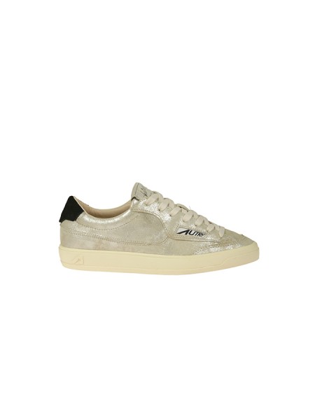 SNEAKERS WINDSCAPE LOW IN SUEDE LAMINATO Silver/Nero