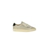 SNEAKERS WINDSCAPE LOW IN SUEDE LAMINATO Silver/Nero