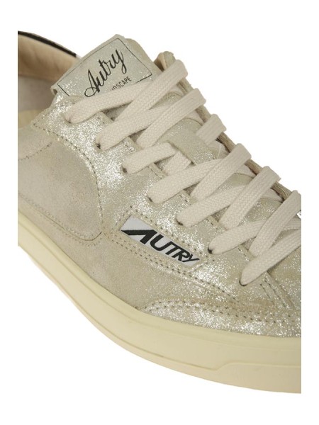 SNEAKERS WINDSCAPE LOW IN SUEDE LAMINATO Silver/Nero