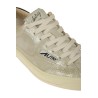 SNEAKERS WINDSCAPE LOW IN SUEDE LAMINATO Silver/Nero