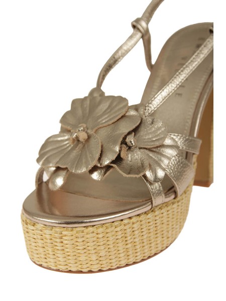 Calzature sandalo Emanuelle Vee Oro