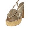 Calzature sandalo Emanuelle Vee Oro