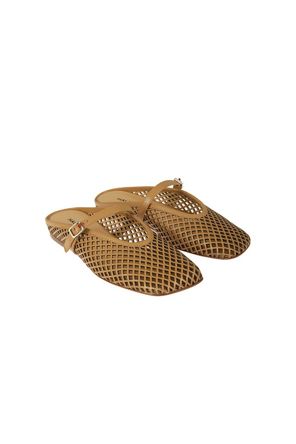 Scarpe Halmanera Mules Monic Caramello