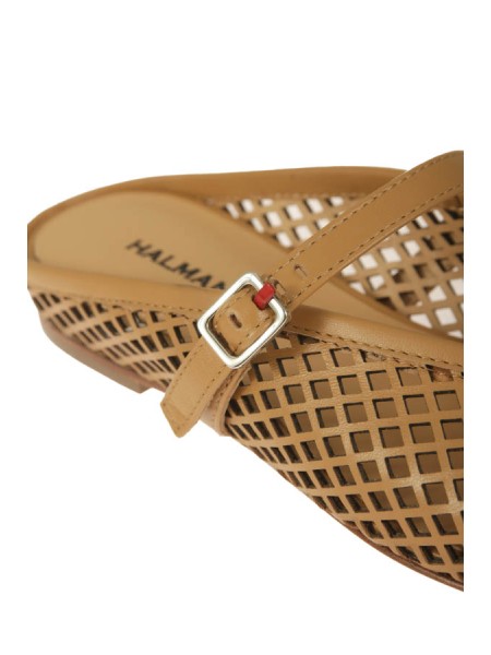 Scarpe Halmanera Mules Monic Caramello