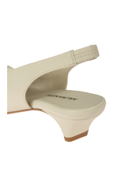 Scarpe Halmanera Slingback Taila Avorio