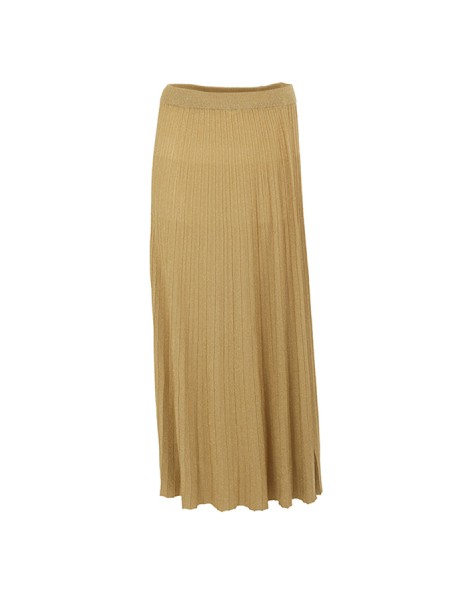 Gonna Roberto Collina in Lurex Oro