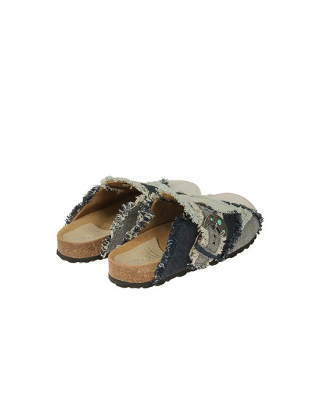 Scarpe Taji Sabot Patch Denim