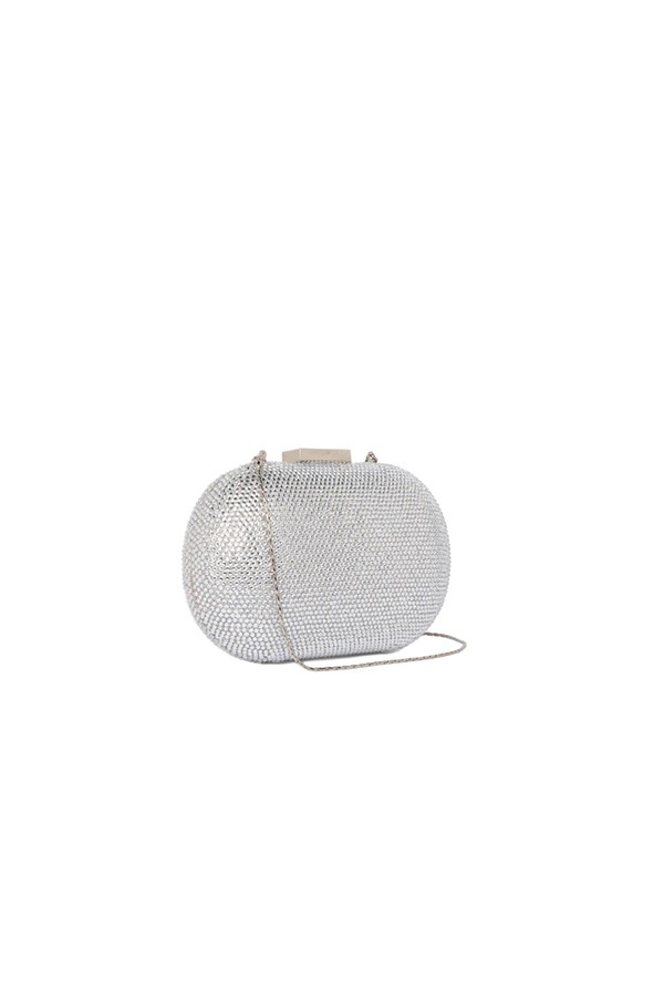 Borsa Twenty Fourhaitch Clutch Sunrise Argento