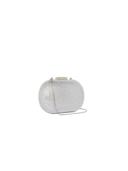 Borsa Twenty Fourhaitch Clutch Sunrise Argento