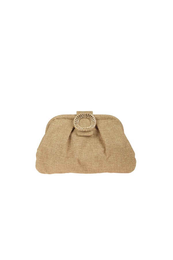 Borsa Twenty Fourhaitch Clutch Bakios Oro