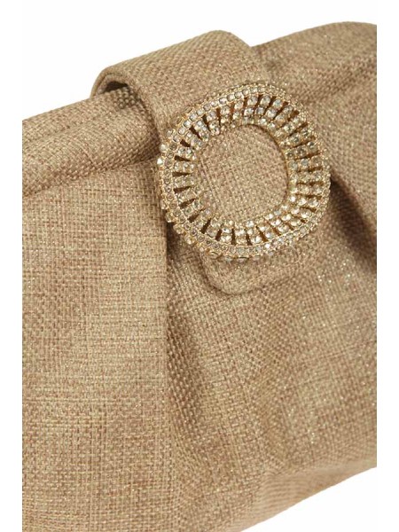 Borsa Twenty Fourhaitch Clutch Bakios Oro