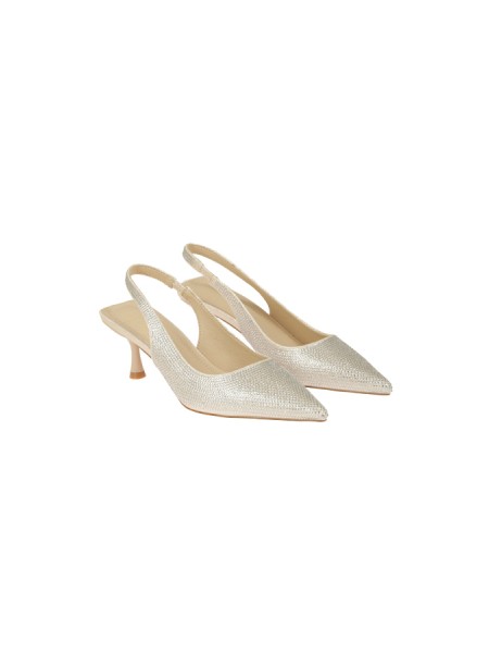 Scarpe Twenty Fourhaitch Slingback Phuket Argento/Cipria