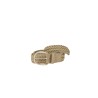 Cintura Orciani Intrecciata Sabbia