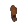 Calzature sandalo in raffia tacco 10cm fondo gomma