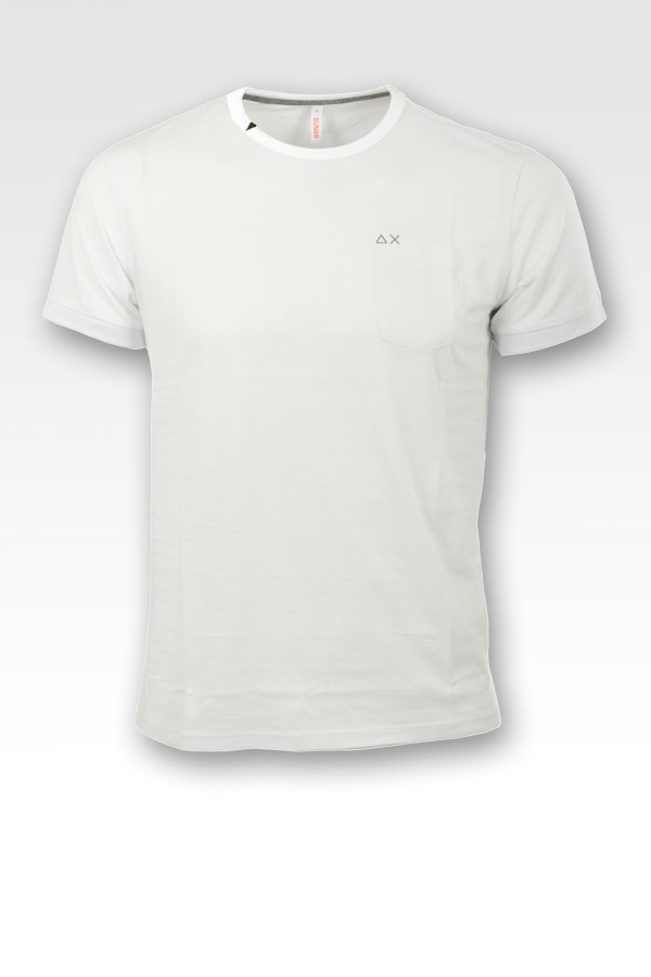 T-shirt Sun68 solid pocket
