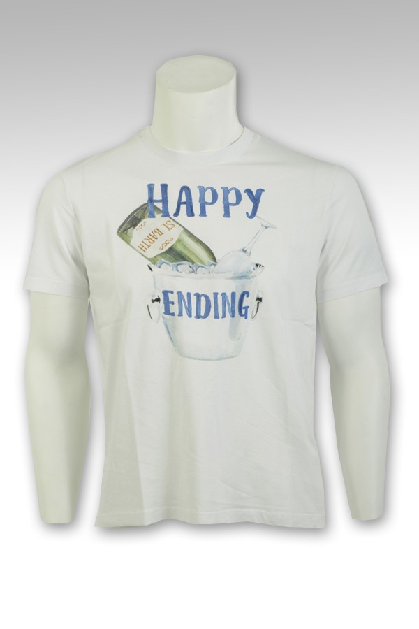 T-shirt MC2 stampa "happy...