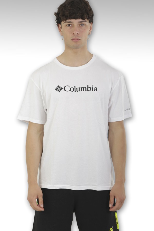 T-shirt Columbia con scritta