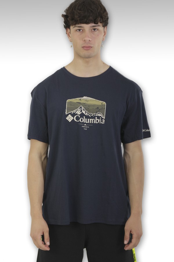 T-shirt Columbia con stampa