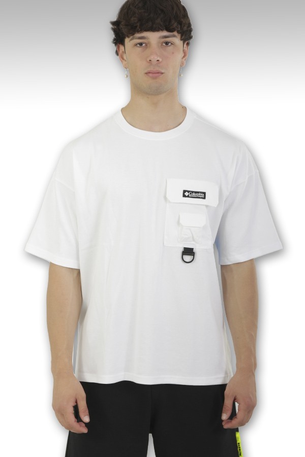 T-shirt Columbia con taschino