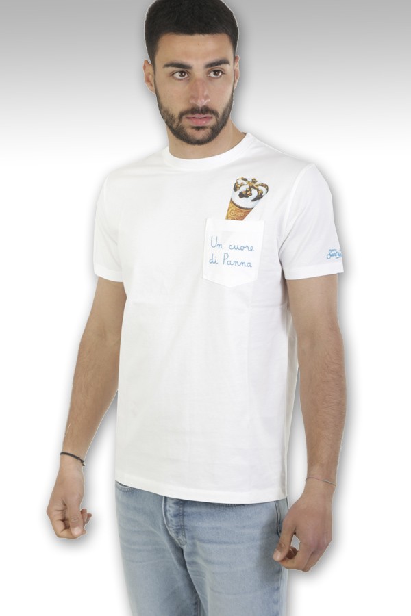 T-shirt MC2 con taschino