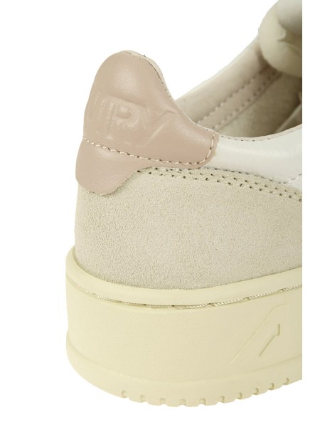 Sneakers AUTRY medalist low bianca-beige-rosa