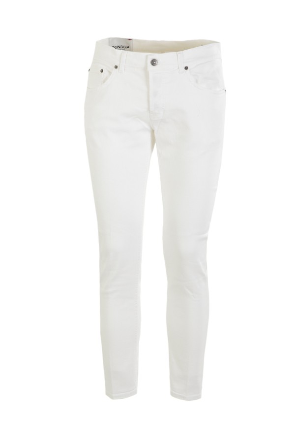Jeans Dondup modello Mius bianco