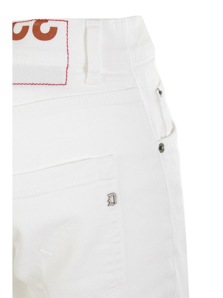 Jeans Dondup modello Mius bianco