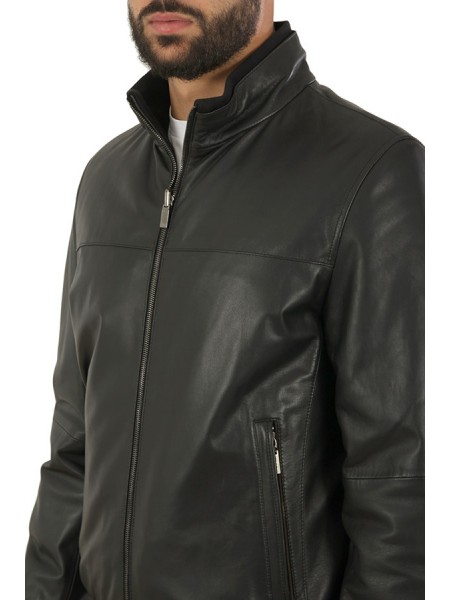 Giubbino Gimo's in pelle reversibile