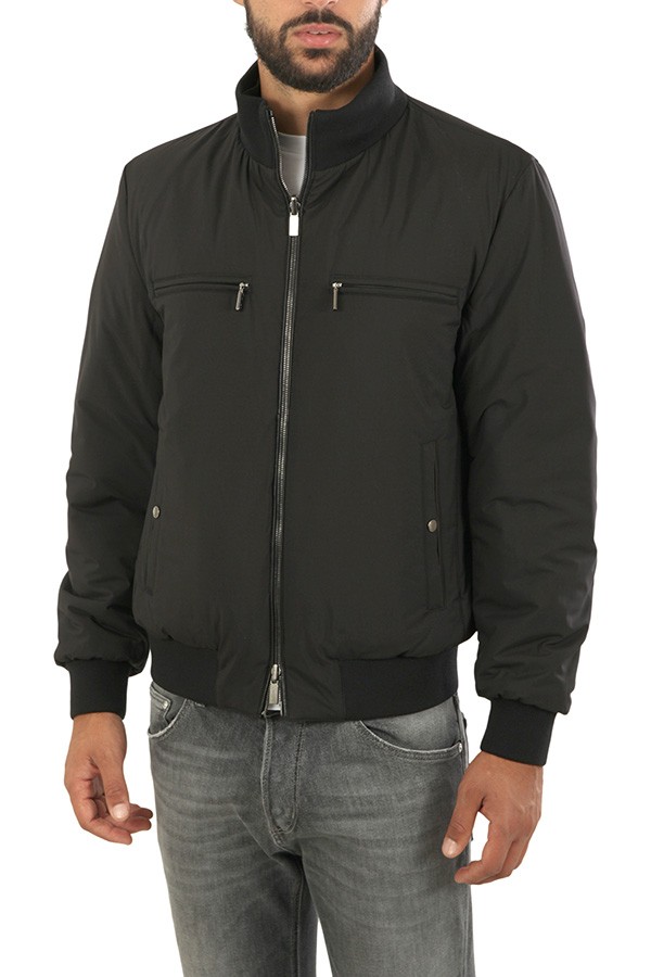 Reversible leather GIMO'S jacket