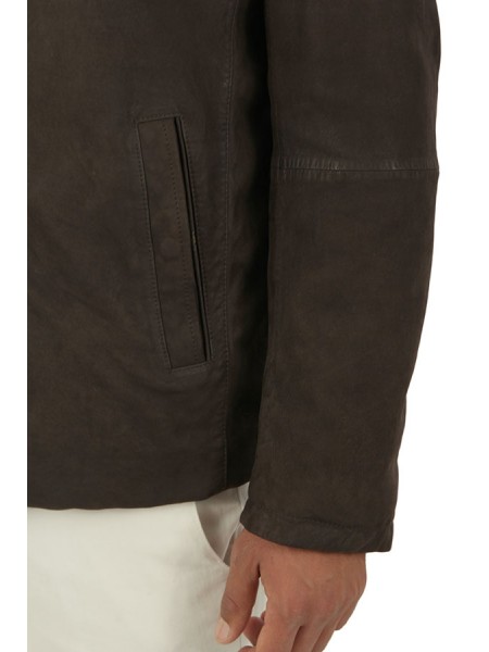 Leather jacket GIMO'S Hoodie