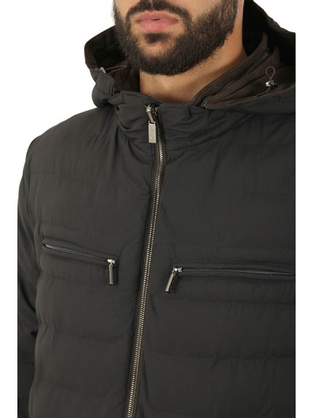 Giubbino in pelle Gimo's Hoodie