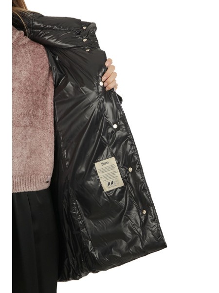 Piumino Herno corto con polsi e fondo in ecofur